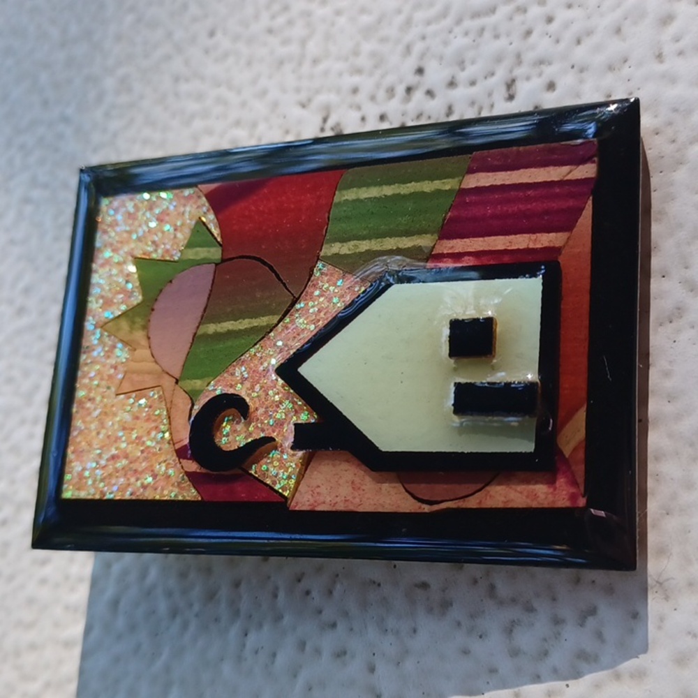 COPY - House Pins by Lucinda vintage pin.